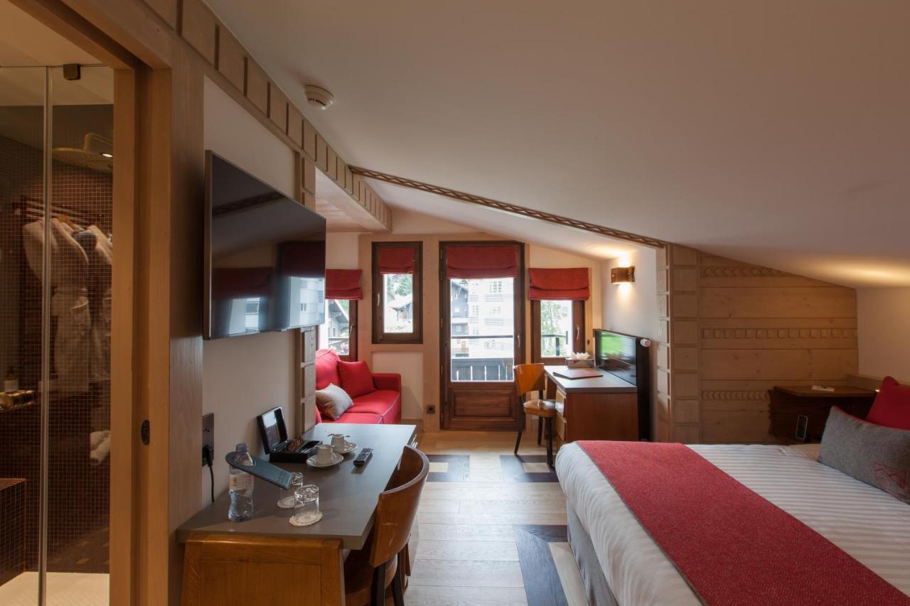 Au Coin Du Feu Hotel Megève Екстериор снимка