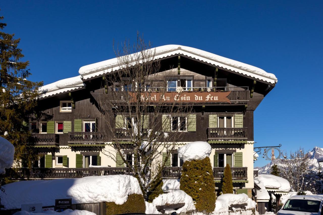 Au Coin Du Feu Hotel Megève Екстериор снимка