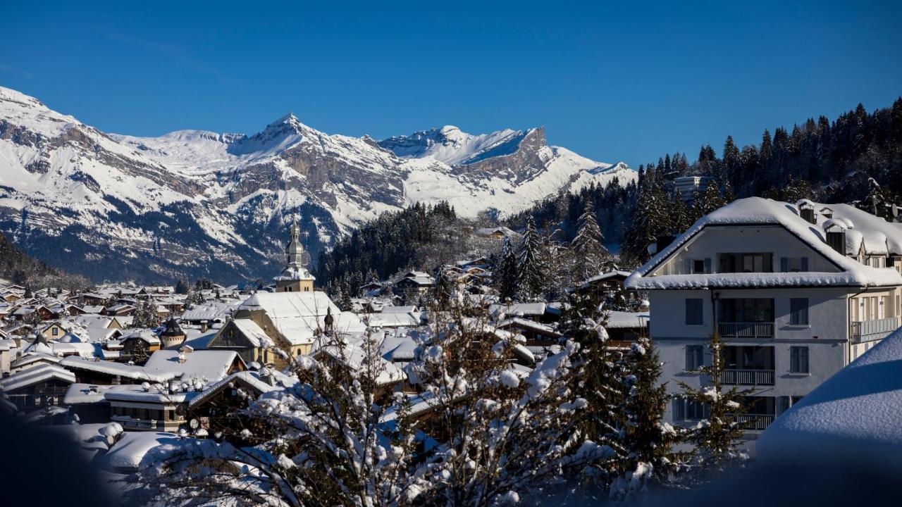 Au Coin Du Feu Hotel Megève Екстериор снимка