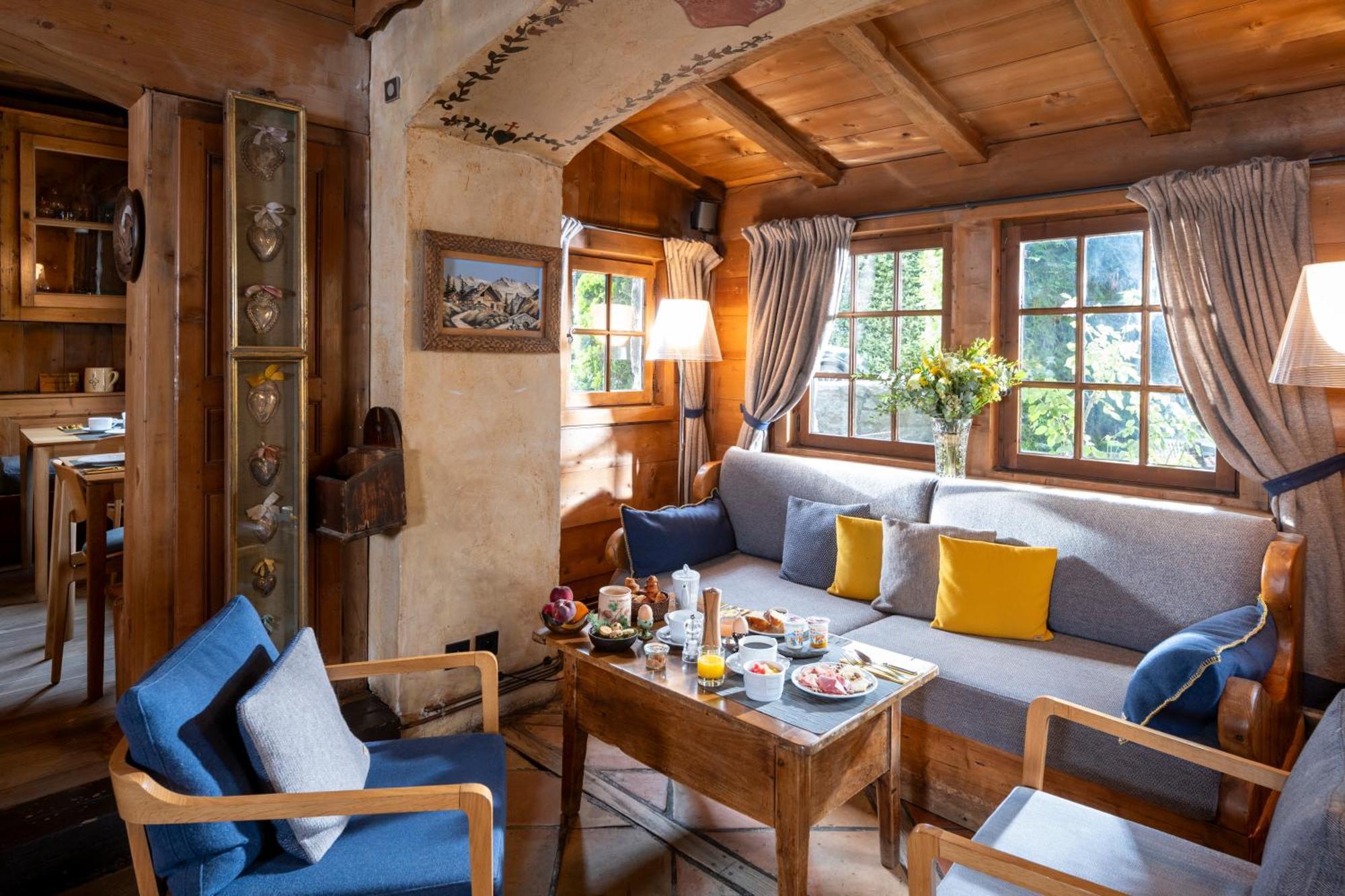 Au Coin Du Feu Hotel Megève Екстериор снимка