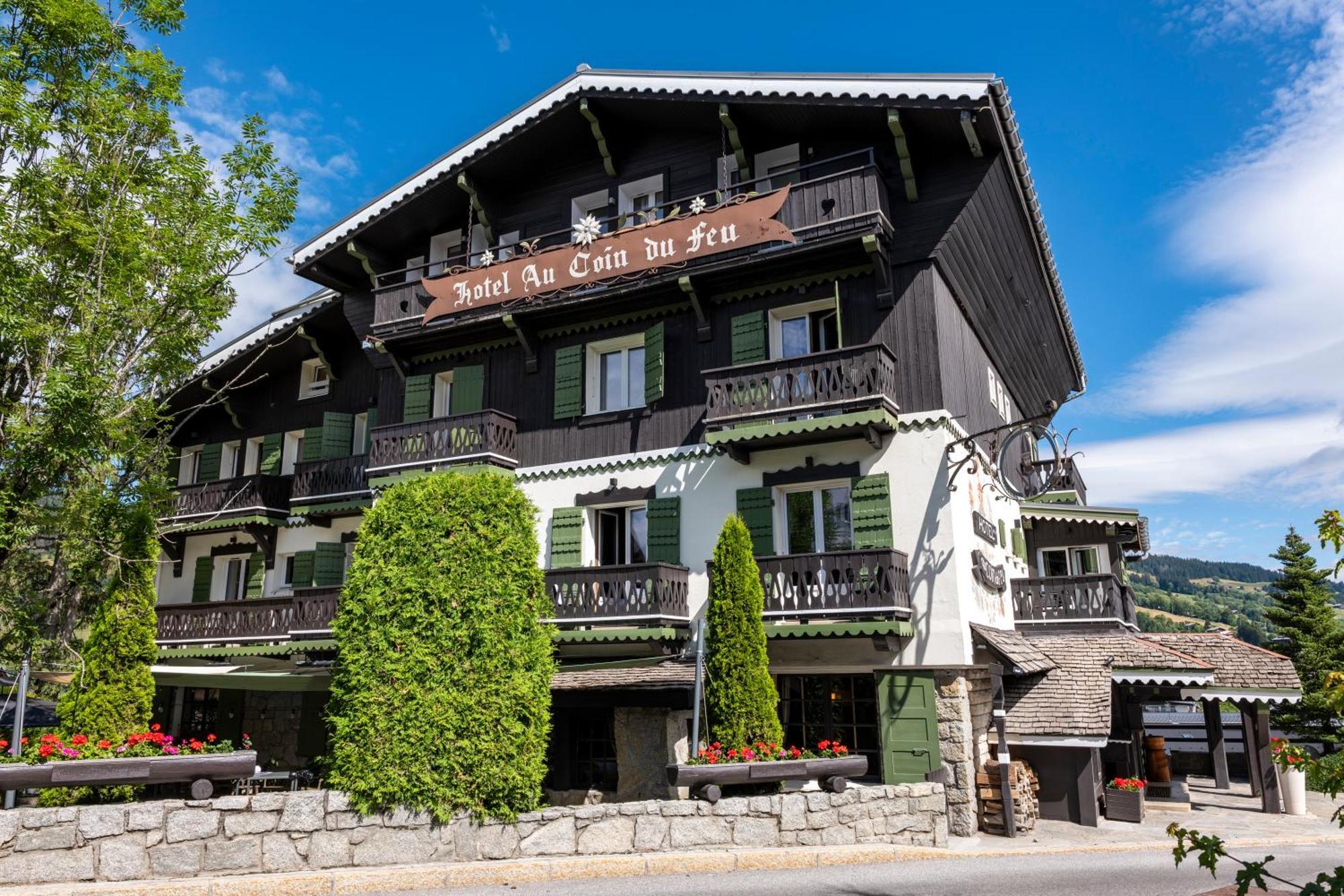 Au Coin Du Feu Hotel Megève Екстериор снимка